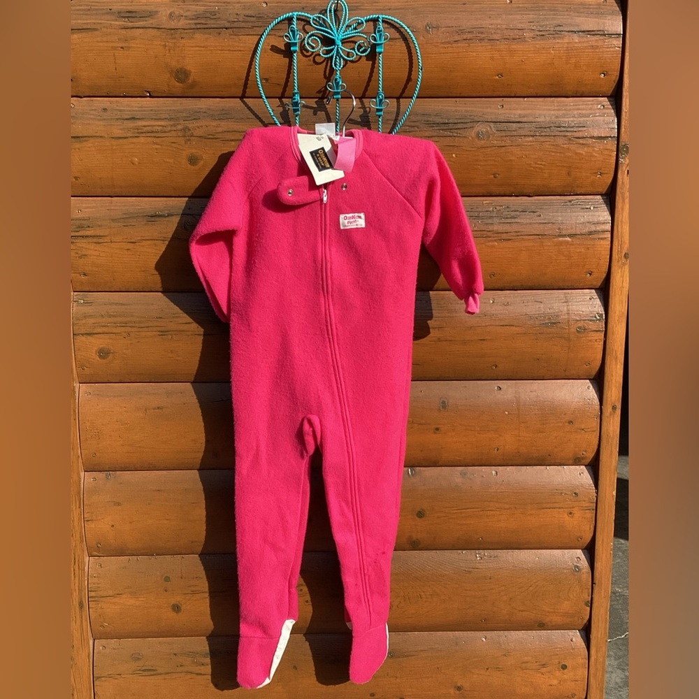 👶 Vintage OshKosh Fleece Sleeper Deadstock NWT